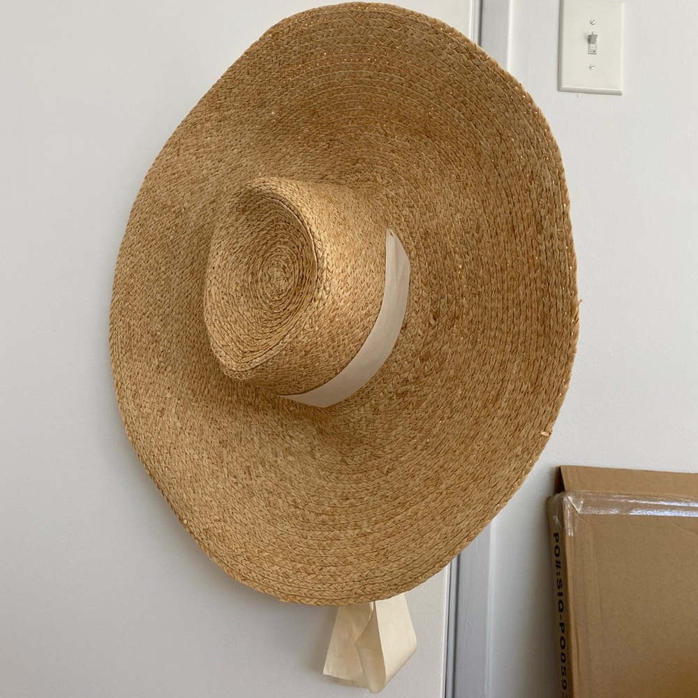 Wide Brimmed Straw Hat